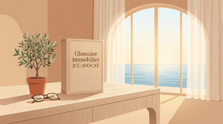 Glossaire de l’achat immobilier en Espagne – illustration de salon vue mer
